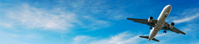 airplane in the sky