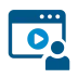 Webinars icon.